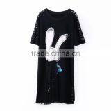 Z&M New Women Latest Fashion Dress Cartoon Dress Sheath Dress thumbnail-4