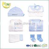 High Quality Cheap Baby Clothes Set Cotton Plain Newborn Baby Clothes Gift Set thumbnail-2