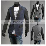 Fashion Korea Style Spring Casual One Button Slim Tuxedo Blazer thumbnail-5