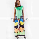 Walson The Summer New Sexy Beautiful Picture Printed Loose Dress Long Maxi Dress Silk Dress thumbnail-5