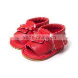 Artificial Leather Fringed Baby Summer Sandals, Hard Sole Baby Summer Sandals thumbnail-3