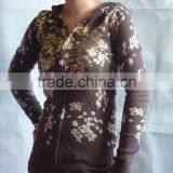 Ladies' Cardigan Hoody Sweater thumbnail-1