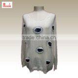 Hot Sale!Hollow 50%Acrylic 50% Sweater Lady Fashion Sweater thumbnail-1