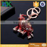 Girls Bag Ornaments Pendant Small Gifts Custom Hotsale Dripping Oil Diamond Elephant Car Key Chain thumbnail-5