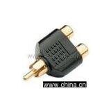 RCA Plug to 2x RCA Sockets thumbnail-1