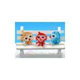 Diy 4mm Bicone Crystal 3d Beaded Monkey Iphone5 Charm thumbnail-1