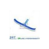 T58A See-Through Curved Wall Brush, Swimming Pool Brush With Clear PP Material