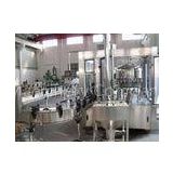 Full Automatic Beverage Filling Plant , Liquid Filling Production Line with PLC Control