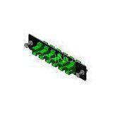 Single Mode / Multimode / OM3 SC Fiber Adapter Panel Plate , 6 Ports
