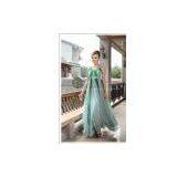 A-line Vneck Beaded Chiffon New Night Dress 30289 thumbnail-1