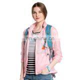 Womens High Quality Cheap Windbreaker Waterproof Softshell Jacket thumbnail-6