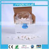 100% Viscose Rayon Compressed Tissue Magic Coin Tissue Napkin