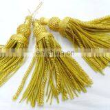 metallic thread promotional tassel - wholesale handmade new fancy french gold bullion tassel-Metallic Bullion Tassels