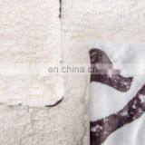 100% Polyester Sherpa Flannel Blanket Two Sides Brushed Cozy Fleece Throw thumbnail-4