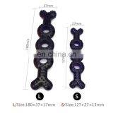 Bone Shape Dog Chew Toy With Holes Soft Puppy Play Toy thumbnail-2