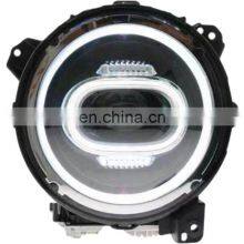 Modified Full Led Headlamp Headlight With Streamer Turns and With a Touch of Blue Function for Jeep Wrangler JL 2018-2021 thumbnail-4
