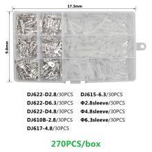 6.3 Plug-in Spring Terminal 4.8 Plug-in Spring Soft Sheath Terminal Set 270 Pcs thumbnail-3