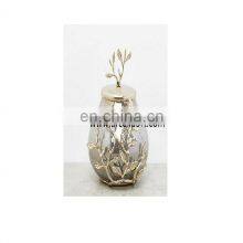 Fancy Glass Gold Canister thumbnail-5