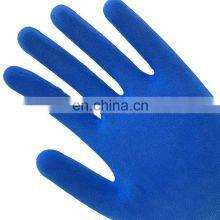 Safety Polyester Liner Palm Coated Work Gloves Men Nitrile Coated Work Gloves thumbnail-4