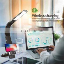 2022 Eye Caring Wireless Charging Usb Modern Charger Fast Led Desk Lamp For Work Study Learning Table Lamp thumbnail-3