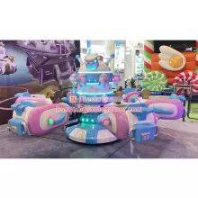 Guangdong Zhongshan Tai Le Play Children's Indoor and Outdoor Inspection Free Waterproof Lifting Aircraft 6-seat Amusement Equipment Mini Lifting Aircraft thumbnail-2