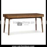 DK-044 Hotel Bedroom Walnut Wood Writing Desk Dresser thumbnail-1