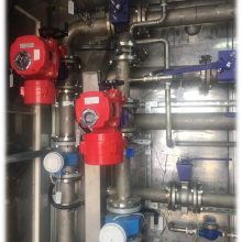 Pneumatic V-Type Ball Valve With Movable Seal Seat for Municipal Sewage Treatment thumbnail-4