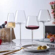Free Samples Clear Luxury Goblet Crystal Wine Glasses Stemless Red Wine Glass Lead Free Long Stem Glassware thumbnail-1