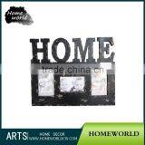 Distressed Solid Gift Black Home Family Kids Handmade Photo Collage Frame thumbnail-1