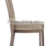 Different Colors Cheap Price Wholesale Imitated Wooden Chair for Hotel Chair, Simple Design Metal Dining Chair thumbnail-3