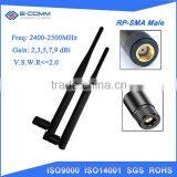 2400-2500MHz WIFI 2.4G Antenna Rubber Duck 2.4G Direct 5dBi WIFI Antenna With SMA