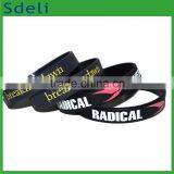 Hot Sale Design Custom Cool Men's Silicone Bracelet thumbnail-1