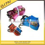High Quality Ratchet Elastic Tie Down Strap&Double J Hook