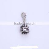OEM Silver Plated Buddhism Jewelry Meditation Buddha Charms for Jewelry Making
