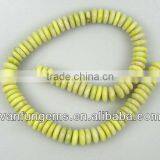 Gemstone Lemon Stone Rondelle Beads for Jewelry thumbnail-1