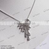 Hot Sale 925 Silver Jewellery Necklace, Wholesale Hot Agate Pendant 925 Silver Jewellery Necklace Quality Choice thumbnail-1
