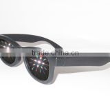 Newest popular amazing plastic/paper rainbow holographic glasses wholesale