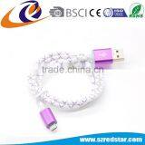1M 2M 3M Fast Charging 2.1A Micro USB Charger Cable
