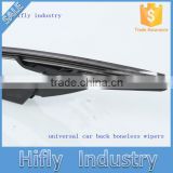 HF-01Hot Framless Universal Car Accessory Wipers Tope Seller Car Wiper Blade Universal Type Rubber Car Wiper