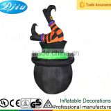 DJ-401-2 1.8M 6FT Feet up inflatable halloween witch decorations Handstand