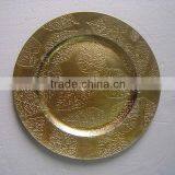 Fashion Gold Wedding Plate Charger