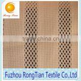 Hot Sale White Polyester Mesh and Cloth One Color Stripe Fabric for Sportwear thumbnail-3