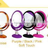 Rose Gold Silver Chrome Stand Makeup Mirror 1x/10x Magnification thumbnail-3