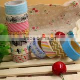 Writing printed washi Japanese paper tape for decoration for gift