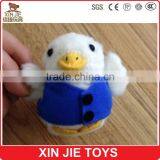 5inch Mini Plush Duck Toys Good Quality Stuffed Animal Keychain Cute Soft Duck Pendant