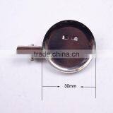 (M0607) DIY Brooch Base, 30mm 100pcs/lot, Dual Brooch Back Base With Clip and Safety Pin Use for Brooch and Hair Jewelry thumbnail-1