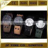 Fashion Leather Band Watches Outdoor Sport Analog Quartz Date Watch Black Matte thumbnail-4