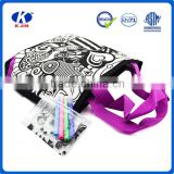 Wholesale new products color your own custom nylon bags, kids drawing diy bag                        
                                                Quality Choice