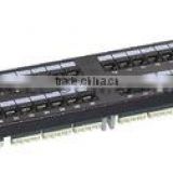 48 ports Cat5e 4*12 patch panel with Dual IDC