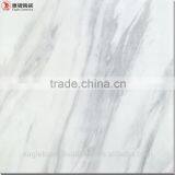 White Micro Crystal Floor Tile, Luxury Glass Porcelain Marble Look Tiles Glazed Grey Vein thumbnail-3